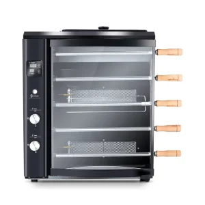 Multifunctional 58L Outdoor Camping Rechargeable Digital Rotating Rotisserie Gas Oven