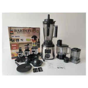 Multifunctional 6 in 1 Electric Blender Juicer Food Processor Smoothie Heavy Duty Household Stainless Steel Housing Machine