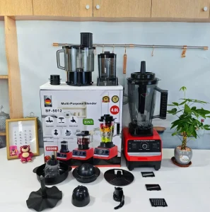 Multifunctional 8 in 1 9500W Professional Heavy Duty Commercial Mixer Smoothie Juicer Food Processor Blender