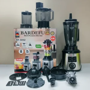 Multifunctional 8-in-1 Large Capacity Electric Home Blender with Juicer Meat Grinder Ice Crusher Features