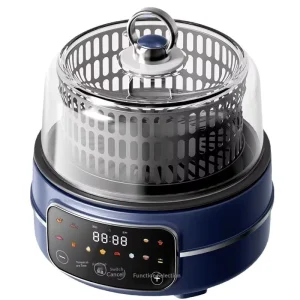 Multifunctional Air Fryer Oil Integrated Pot Steam Frying Rice Cooker Functions Electric Heating Split Design 5L Capacity