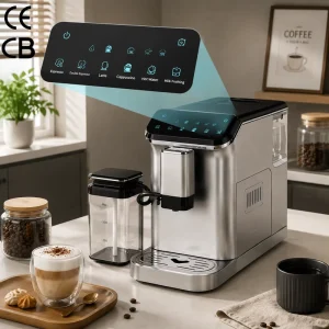 Multifunctional Auto Coffee Machine One Touch Customizable Brew System Smart Cappuccino Latte Cafetera Espresso Maker