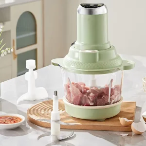 Multifunctional Automatic Electric Meat Grinder Food Processor 400W 2.1-3L Capacity Slicer Chopper Baby Restaurant Household