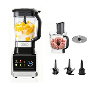 Multifunctional Blender Mixer Food Processor Electric 4 in 1 Variable Speed Control 2L Smoothies for Household Commercial Use