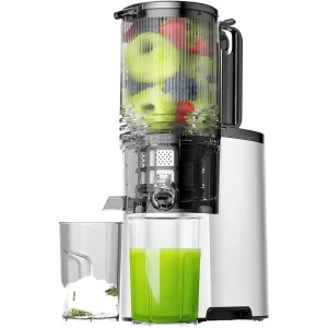 Multifunctional Cold Press Commercial Orange Juicer Big Mouth Electric Household Vegetable Slow Juicer