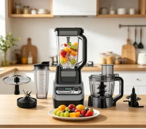 Multifunctional Combination Set Powerful Blender 6 In 1 Stainless Blades 2L Baby Food Ice Crush Juicer Frozen Smoothies