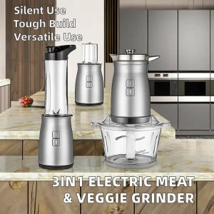 Multifunctional Commercial Food Processor 500W Electric High Efficiency for Household Use Blending Chopping Vegetable Prep