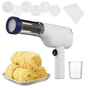 Multifunctional Cordless Electric Noodle Pasta Makers Automatic Household Use Device Manual Power Source for Pasta Noodles