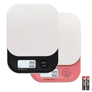 Multifunctional Digital Kitchen Food Scale 0.1g Mini Kitchen Scale with Built in Measurement Bowl Weight Measuring Tool up 3kg