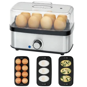 Multifunctional Electric Egg and Rice Boiler Poached Egg Chicken Cooker 304 Stainless Steel Household Use