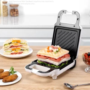 Multifunctional Electric Outdoor Household Sandwich Breakfast Maker Light Meal Griddle Toasting Grilling Bread Pressing Machine