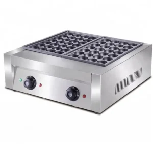 Multifunctional Fish Shaped Waffle Takoyaki Octopus Ball Street Snack Egg Processing Machine with Engine Core Component