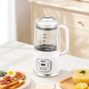 Multifunctional Heated Soymilk Maker Automatic 1200ml Home Kitchen Appliance Automatic Heating Soy Milk and Nut Juicer Blender