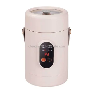 Multifunctional Portable Digital Display Intelligent Timed Heating Lunch Box Small Electric Cooker Electric Cooking Pot