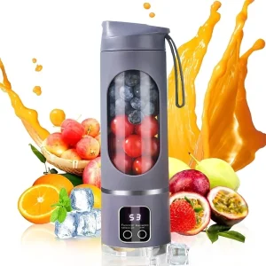 Multifunctional Portable Juicer 2in1 Fruit Blender and Juicer USB Rechargeable Juice Cup Fresh Juice Blender