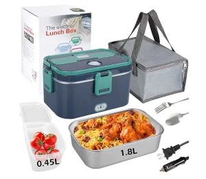 Multifunctional Portable Stainless Steel Food Heating Container Electric Lunch Box for Southeast Asia Heatable Food