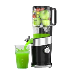 Multifunctional Slow Juicer Extra Large Feed Chute Easy Clean Wide Mouth for Home Fruit Vegetable Use