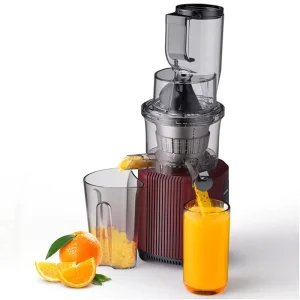 Multifunctional Small Electric Whole Slow Juicer Big Mouth Citrus Juicer with Higher Nutrients Vitamins Cold Press Power Source