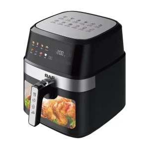 Multifunctional Stainless Steel 8L Smart Air Fryer Oven Fryer Oil Free Electric Deep Digital Air Fryers with Visible Window