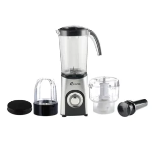 Multifunctional Stainless Steel Blade Blender Fruit Mixer Variable Speed Pulse Capability for Household Use