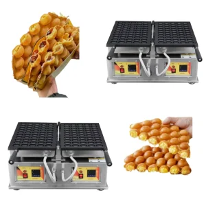 Multifunctional Takoyaki Machine and Egg Waffle Maker Combination 3 in 1 Custom Mold for Little Bear Shape Waffle