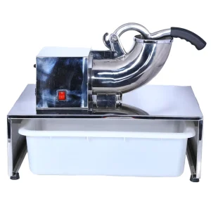 Multifunctional Use 300w Electric Ice Shaver Machine Commercial 100kg/H Automatic Ice Shaving Machine