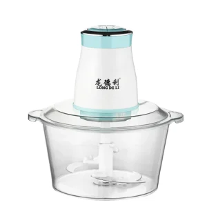 Multifunctional household electric meat grinder and slicer stainless steel glass meat slicer and crusher