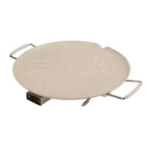 Multipurpose Korean Style Die-cast Aluminum BBQ Electric Grill Round Non Stick Griddle Pan