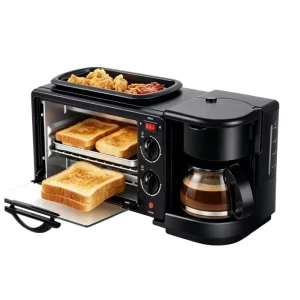 Multipurpose Mini Oven and Breakfast Maker 3 in 1 for Easy Daily Cooking at Home