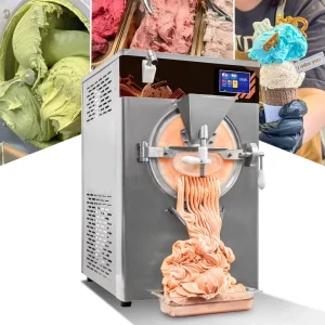 Mvckyi 56L H Commercial Hard Ice Cream Making Machine Gelato Batch Freezer Countertop Ice Cream Maker Maquina De Helado Duro