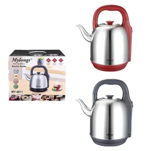 Mylongs Best selling 4.8L Stainless Steel Electric Kettle Handle Fully Automatic Power Boil Dry Protection 220V 1800W Household