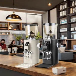 NIBU Adjustable Setting 64MM Espresso Grinder Mill Coffee Bean Electric Quantitative Coffee Grinder