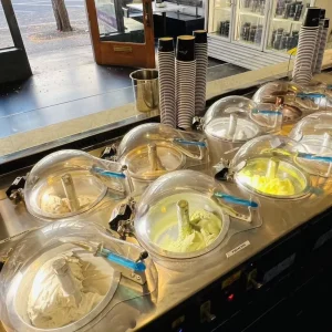 NSF Approved High Productivity Ice Cream Machine 8 Tubs Milk Fruit Ice Cream Syrup Gelato Maker Food Grade Yogurt Nuts