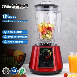NSF Certified 1.5L 2L Cafe Milk Tea Shop Food Mixer 1500W 2200W High Speed Heavy Duty Commercial Blender