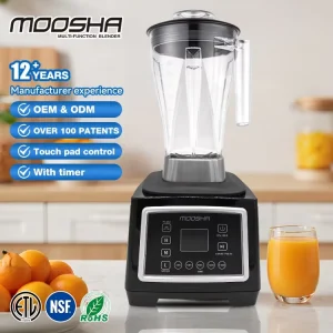 NSF Restaurant Kitchen High Speed Heavy Duty Touchpad 2L 1500W 2200W Commercial Blender