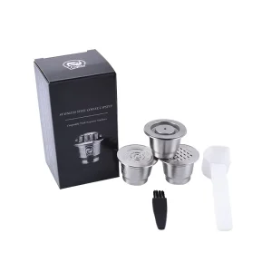 Nespresso Capsule Refillable Stainless Steel Coffee Pods