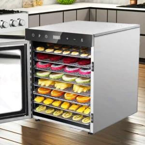 New 12 Tray Electrical Food Dehydrator for Home Use Restaurants Hotels Food Shops Low Price Fruit Dehydrator
