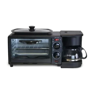 New 3 in 1 Breakfast Maker Microwave Multifunction Household 3 in 1 Breakfast Station Oven Coffee Maker