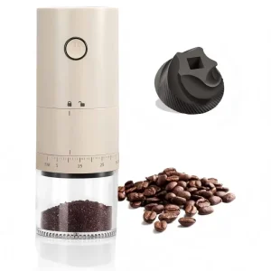 New 38 Levels Adjustment Wireless Coffee Maker USB Rechargeable Portable Electric Coffee Grinder for Espresso