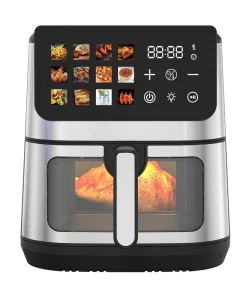 New 8.5L Metal Kitchen Air Fryers 220 240V Electric French Fries Air Fryer Oven with Big Color Panel