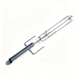 New Arrival BBQ Spit Rotisserie with Motor Stainless Steel Portable Electric Rotisserie Grill Outdoor Use