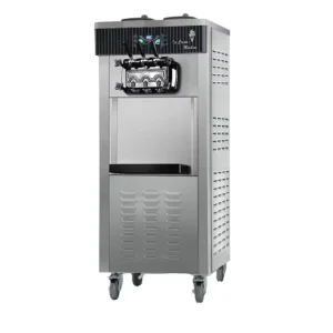 New Commercial Vertical Automatic Ice Cream Machine with Sundae & Sweet Cone Maker for Soft Serve