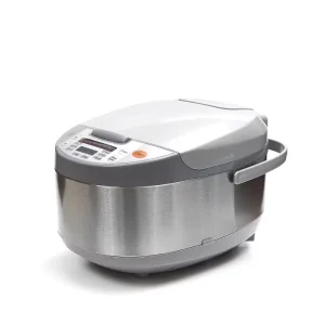New Design 2.2L Large Capacity Electronic Pressure Rice Cooker Stainless Steel Body Electric Air Fryer US Plug