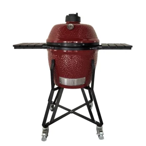New Design 22-28 Inch Multi Functional BBQ Rotisserie Temperature Control Ceramic Kamado Grill for Outdoor Kitchen Use