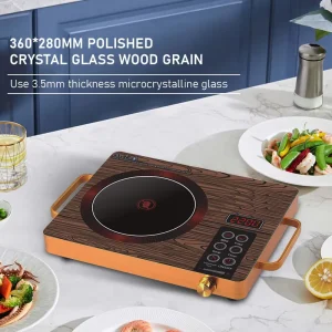 New Design Circular Infrared Ceramic Burner Electric Stove Hot Plates Stainless Steel Housing for Household Hotpot