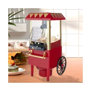 New Design Commercial Kitchen Appliances 1200w Hot Air Popcorn Machine Mini Popcorn Machine