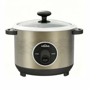 New Design Custom Color Electric Rice Cooker 5L with Steamer Stainless Steel Household Appliance