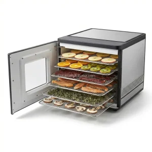 New Design Dehydrator Nz 400W 6 Layers Stainless Steel Mini Meat Fruit Drying Machine for Home Kitchen Use