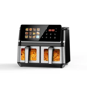 New Design Electric Stainless Steel 12L Capacity Energy Saving Multifunctional Health Air Oven Fryer Oil Free Household