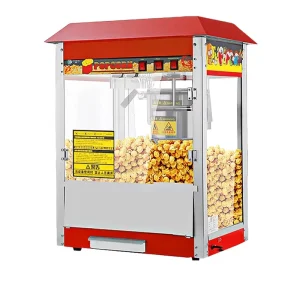 New Design Popcorn Machine Heavy Duty Stainless Steel Electrical Gas Popcorn Machine Equipment